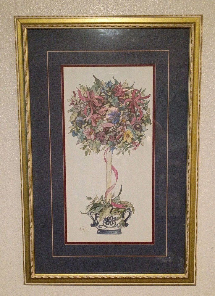 A. Parker Wedding Tree Artist Signed Pencil Signed Numbered 655 1950 32.5”x21.5”