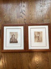 Lot 2 Plaza Mayor Madrid , El Alcazar Segovia Spain Artist Proofs by Sabatacha