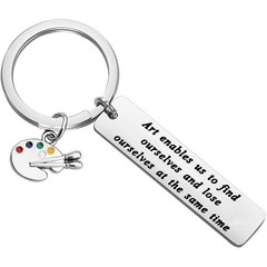 yaozeio Artist Painter Art Teacher Gifts for Women Men, Inspirational Gifts Keyc