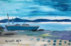 Harmony of blues 40.5X60.5 Acrylic on Canvas