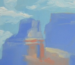 „Lake Powell View“ Original 6″x9″ Oil Painting Signed by the Artist Wall Art