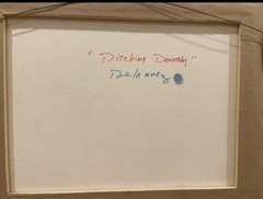 Nelson De La Nuez Original Ditching Dorthy Signed Fingerprint Street Pop Art