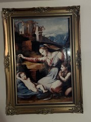 RC 10 1/16 Original Madonna with Blue Diadem Large 45×32 Textured Artwork