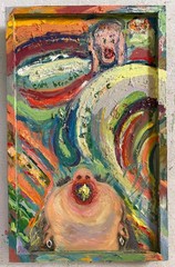 Scream, Original Oil Paintings, by Van Ness