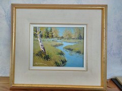 Robert E. Wood Painting „Summer Greens“ 1999