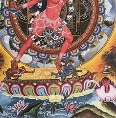 HIGH-QUALITY DIGITAL GICLEE PRINT OF AN ORIGINAL VAJRAYOGINI NEWARI THANGKA