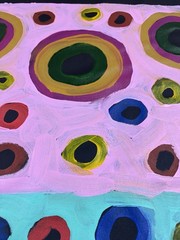 Sharon Porter Napangardi 💕💕Aboriginal Art COA Supplied 87cm X 62cm, SPJO-1