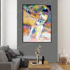 Ken Griffey Jr Textured Painting 36″H X 24″W Canvas Framed Was $795 Now $295