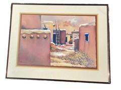 COLEEN BOBINAC WATERCOLOR NEW MEXICO Ex Gallery Arizona SIGNED COA 1990