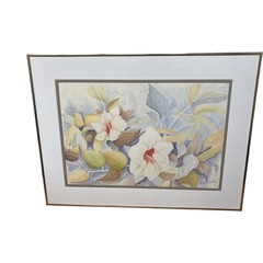 Byron “By” Ellerbrock Painting Original Art Watercolor 11” X 17” + Frame 18×24