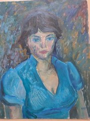 Portrait of Antonina. Artist M. Ya. Koshel.