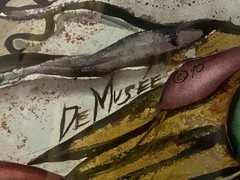 Enchanting Christina De Musee Framed Signed Original Acrylic And Oil Painting