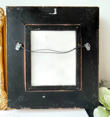 Vintage Ornate Gold Gilt Wood Frame 20″x18″ – Internal 10.15″x8.15″