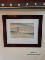 Original Watercolor Lighthouse ca. 1880-1900