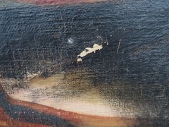 Masterful Painting Nude of a Woman Verso by a Great Impressionist Circa 1900
