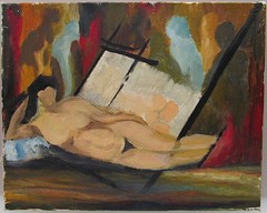 Female Nude Nude Woman Original Colorful Abstract Oil Painting