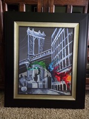 Another Beautiful Day In Dumbo by KRE8 – Limited Edition on canvas w/COA