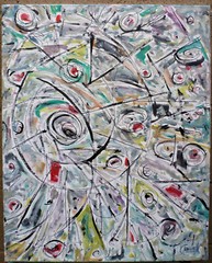 EXCESSIVE ARTISTIC FORCE #01 NEW original abstract 16×20 painting signed Crowell