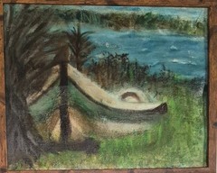 Memories of the Water – Forgotten in Sneads Ferry 11X14 Original Oil Painting