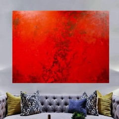 Mark Little Original Giant Canvas Painting 84”X62” (7 Foot) Abstract Modern XL