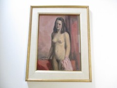 ANTIQUE PAINTING JULES RAUSCHERT WPA AMERICAN MASTER PORTRAIT PRETTY WOMAN Rare