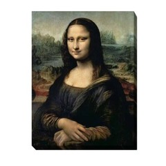 Mona Lisa by Leonardo Da Vinci Gallery-Wrapped Canvas Giclee Art (32 in x 24 in)