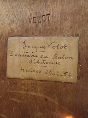 JACQUES VOLOT oil on board
