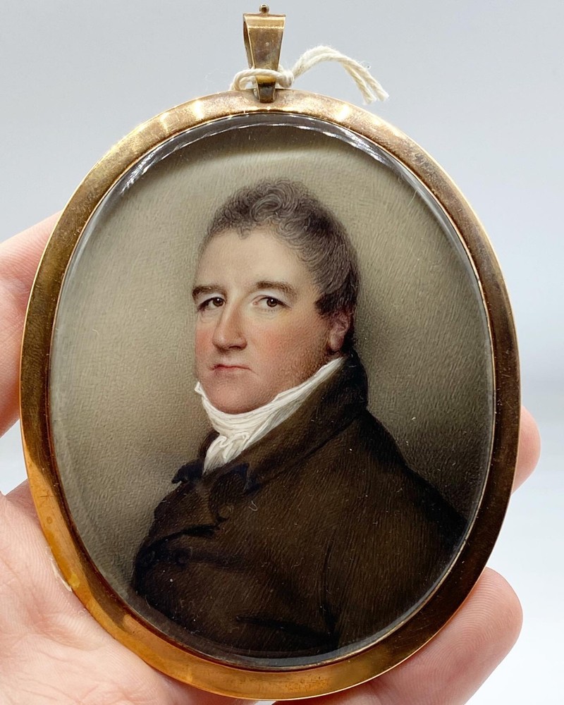 Miniature Portrait of a Gentleman by Andrew Plimer (1763-1837)