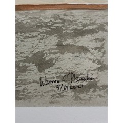 Hurricane in Bahamas Watercolor Painting Warren C Plauche