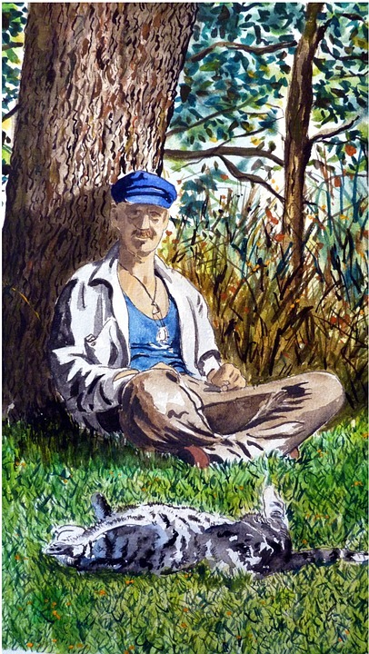 perfect 24×48 oil painting handpainted on canvas „an old man „1660
