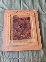 Vtg Dom Mingolla Enamel On Copper Clipper Ship ~ Framed.