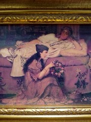 The Lover’s -Victorian Theme Artwork – By Sir Lawrence Tadema 1836 -Pompeii Art