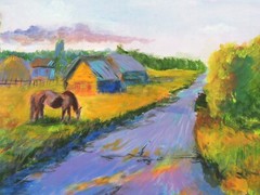 Original Impressionism Art painting Ukraine artist