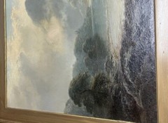 George Blackie Sticks Large 1897 Original oil Painting on canvas