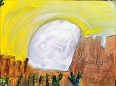 Western Art Unique Abstract Expressionism Wall Art Canvas 11×14 Arts Basil