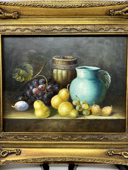 Jug, Colorful Grapes on Display 13×15