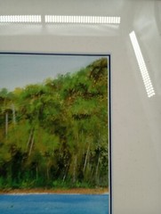 Beautiful JOHNNY GUTHRIE Water Color Painting On Matte Board 26.5″ X 22″ Framed