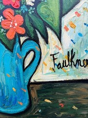 Henry Faulkner (Handmade) Oil on canvas painting signed 20 x 28 inches
