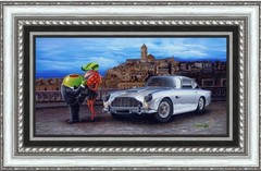 Michael Godard 007 In Europe James Bond Embellished Giclee LOW LE200 COA