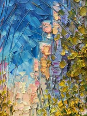 Slava Ilyayev – Cityscape – Original Oil Painting on Canvas, Signed, 30 x 24 in