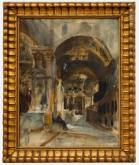 Adolf Schill (1848-1911) – Framed Late 19th Century Watercolour, Markuskirche