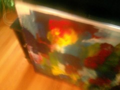 abstract paintings on canvas original painted collision acrylic 30by40 on canvas