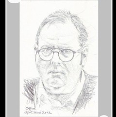 OTTFRIED FISCHER ❤️ PORTRAIT #Turner 2012 original drawing freehand