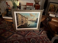 Listed Artist M. MARSHALL Oil/ Canvas ”VENICE” Fine Art Painting 24”x 30” Framed