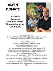ALAIN DONATE CUBAN ART PAINTING ORIGINAL SURREAL CONTEMPORARY OIL CANVA 36″X 48″