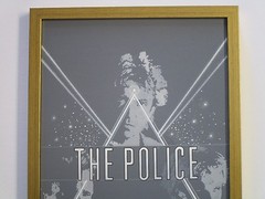 LARRY ORTIZ ILLUSTRATION PAINTING ALBUM COVER DESIGN FOR THE POLICE ABSTRACT