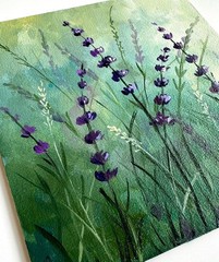 Miniature Oil Painting | 6×6 Original Floral Artwork | Small painting 5.7×5.7