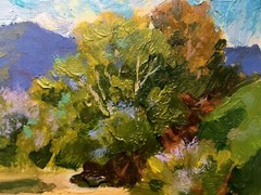 Oil Painting Spring On Slavsky Batrakov V. Unframed Original Decor Art nAAA2551