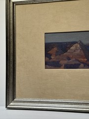 JOHN AXTON PAINTING LANDSCAPE GRAND CANYON VIEW IMPRESSIONIST FAMOUS LISTED OIL