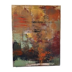 Original Abstract Acrylic Painting On Canvas By Vincent Martin 11×14.